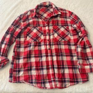 Forever 21 Womans plaid button down.